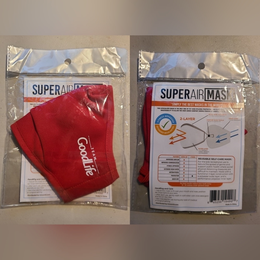 NEW SEALED - GOODLIFE Super Air Mask - fitness training